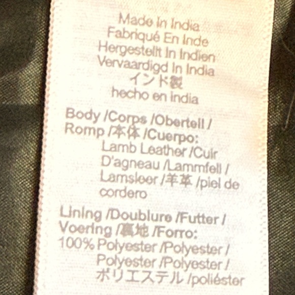 Madewell Washed Leather Oversize Motorcycle Jacket Brass Hardware Edition Medium - Picture 10 of 14